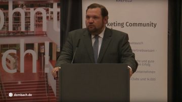 OB Frank Meyer beim Clubabend des MC Krefeld